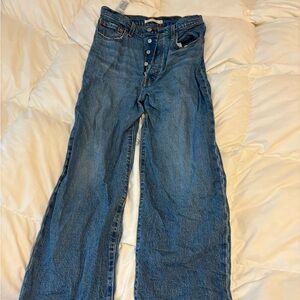 Levi’s ribcage straight ankle jeans